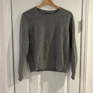 BR Gray Merino Wool Sweater